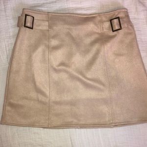 Superdown Suede Miniskirt